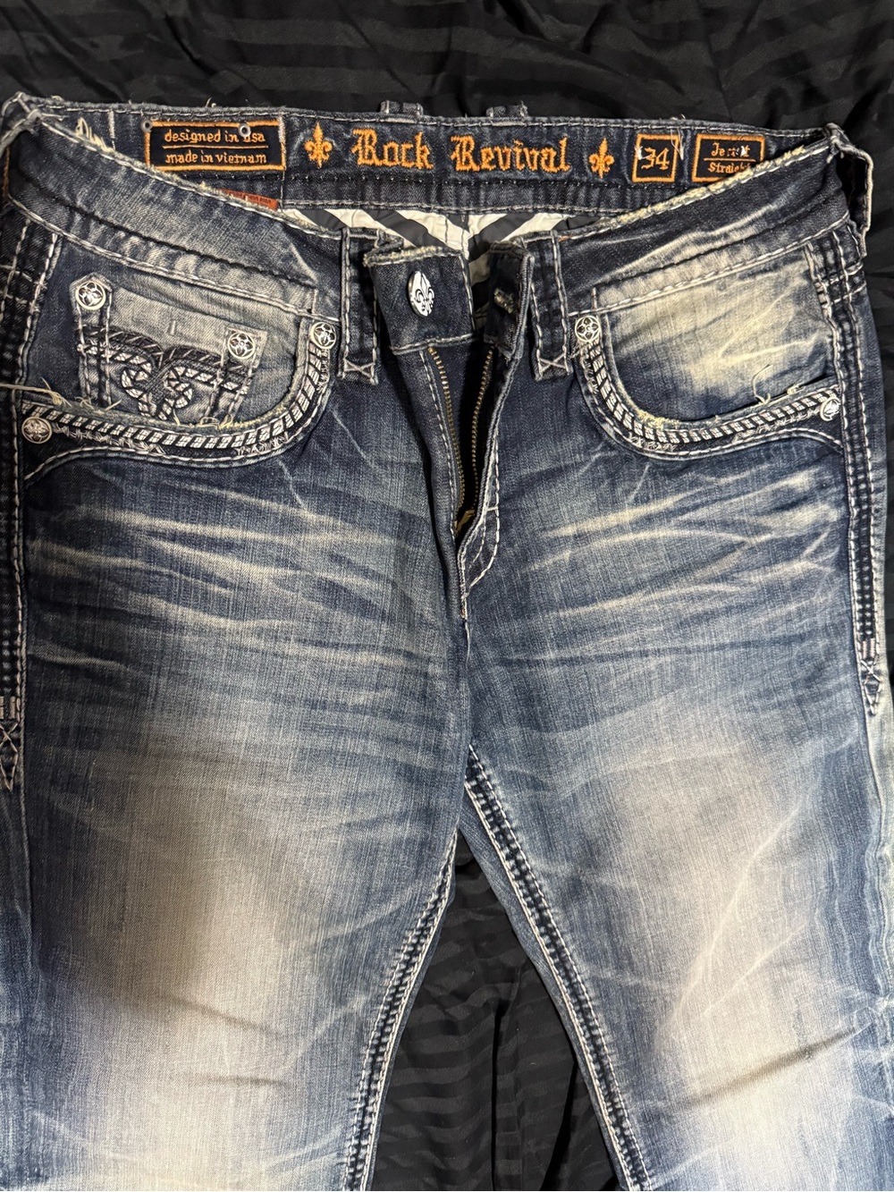 Rock Revival Jerrot Straight Jeans - Picture 2 of 8